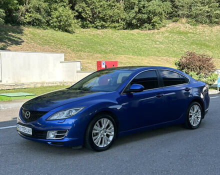 Синий Мазда 6, объемом двигателя 2 л и пробегом 95 тыс. км за 7000 $, фото 1 на Automoto.ua