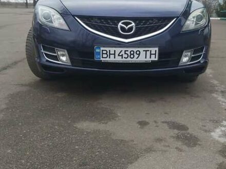 Мазда 6 2008 в Врадиевке на Automoto.ua Синий Мазда 6, объемом двигателя 2 л и пробегом 244 тыс. км за 7500 $, фото 1 на Automoto.ua