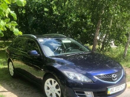 Синий Мазда 6, объемом двигателя 2 л и пробегом 166 тыс. км за 7500 $, фото 1 на Automoto.ua