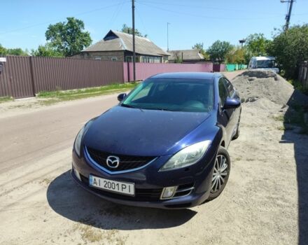 Синий Мазда 6, объемом двигателя 2 л и пробегом 320 тыс. км за 6900 $, фото 1 на Automoto.ua