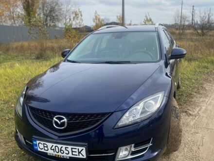 Синий Мазда 6, объемом двигателя 2 л и пробегом 270 тыс. км за 6100 $, фото 1 на Automoto.ua