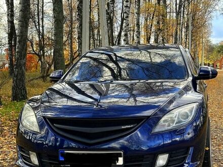 Синий Мазда 6, объемом двигателя 2 л и пробегом 230 тыс. км за 8000 $, фото 1 на Automoto.ua
