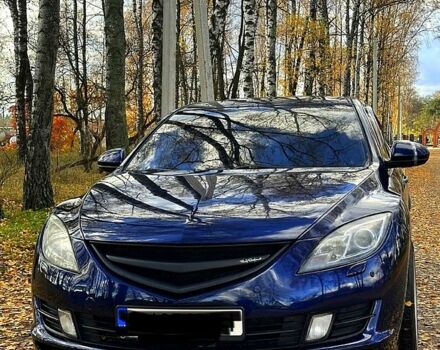 Синий Мазда 6, объемом двигателя 2 л и пробегом 230 тыс. км за 8000 $, фото 1 на Automoto.ua