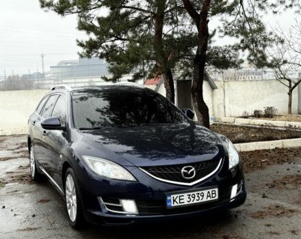 Синий Мазда 6, объемом двигателя 2 л и пробегом 255 тыс. км за 6999 $, фото 1 на Automoto.ua