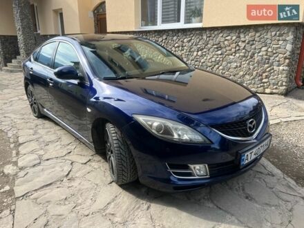 Синий Мазда 6, объемом двигателя 2 л и пробегом 281 тыс. км за 6000 $, фото 1 на Automoto.ua