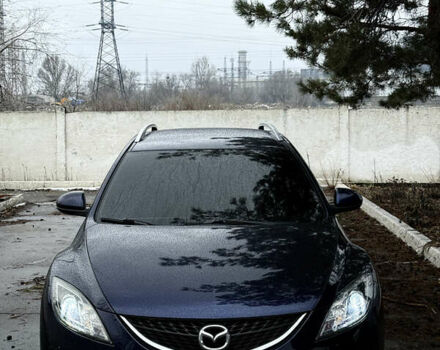 Синий Мазда 6, объемом двигателя 2 л и пробегом 255 тыс. км за 6999 $, фото 1 на Automoto.ua