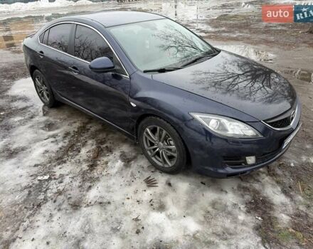 Синий Мазда 6, объемом двигателя 2 л и пробегом 226 тыс. км за 6100 $, фото 1 на Automoto.ua