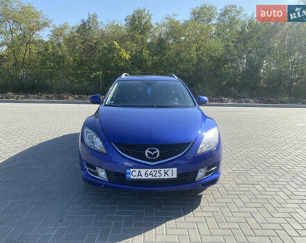 Синий Мазда 6, объемом двигателя 2 л и пробегом 213 тыс. км за 6100 $, фото 1 на Automoto.ua