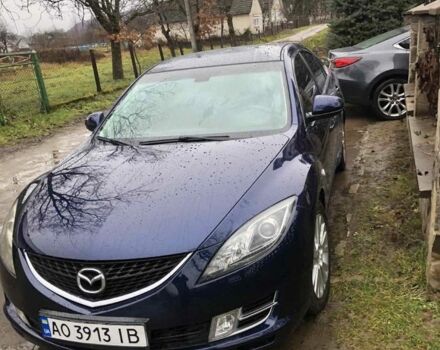 Синий Мазда 6, объемом двигателя 2 л и пробегом 240 тыс. км за 6000 $, фото 1 на Automoto.ua
