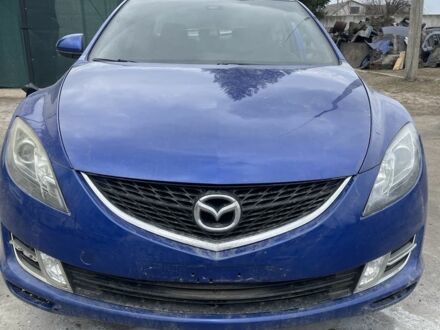 Синий Мазда 6, объемом двигателя 2 л и пробегом 250 тыс. км за 2500 $, фото 1 на Automoto.ua