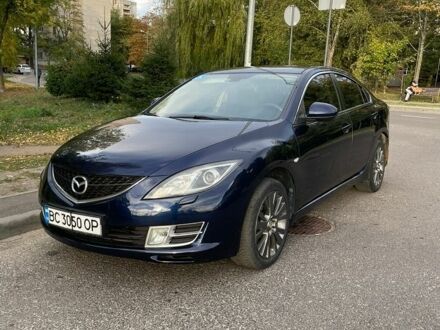Синий Мазда 6, объемом двигателя 2 л и пробегом 275 тыс. км за 6300 $, фото 1 на Automoto.ua