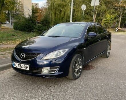 Синий Мазда 6, объемом двигателя 2 л и пробегом 275 тыс. км за 6300 $, фото 1 на Automoto.ua