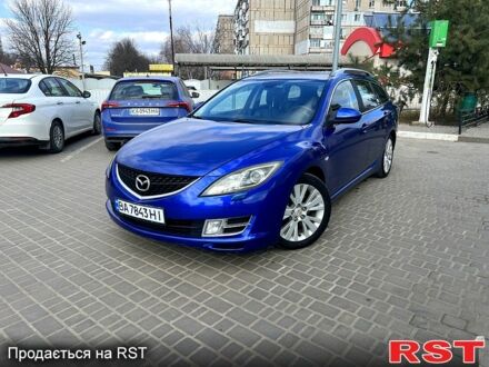 Синій Мазда 6, об'ємом двигуна 2 л та пробігом 220 тис. км за 7200 $, фото 1 на Automoto.ua