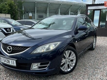 Синий Мазда 6, объемом двигателя 2 л и пробегом 151 тыс. км за 7300 $, фото 1 на Automoto.ua