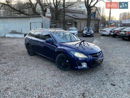 Синий Мазда 6, объемом двигателя 2 л и пробегом 370 тыс. км за 5900 $, фото 1 на Automoto.ua