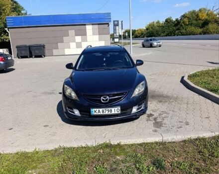 Синий Мазда 6, объемом двигателя 2 л и пробегом 360 тыс. км за 6524 $, фото 1 на Automoto.ua