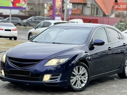 Синий Мазда 6, объемом двигателя 2 л и пробегом 250 тыс. км за 5350 $, фото 1 на Automoto.ua