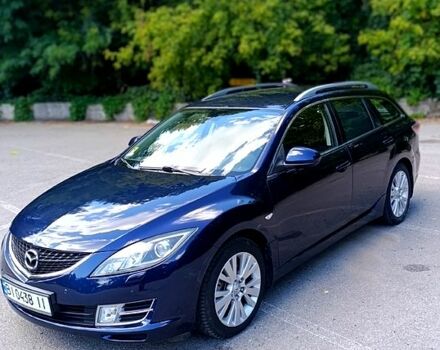 Синій Мазда 6, об'ємом двигуна 2 л та пробігом 150 тис. км за 7000 $, фото 1 на Automoto.ua