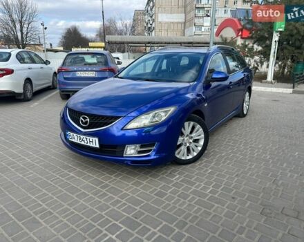 Синий Мазда 6, объемом двигателя 2 л и пробегом 220 тыс. км за 6000 $, фото 1 на Automoto.ua