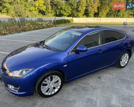 Синий Мазда 6, объемом двигателя 2 л и пробегом 174 тыс. км за 8650 $, фото 1 на Automoto.ua