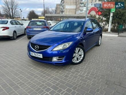 Синій Мазда 6, об'ємом двигуна 2 л та пробігом 220 тис. км за 7200 $, фото 1 на Automoto.ua