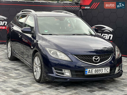 Синий Мазда 6, объемом двигателя 2 л и пробегом 250 тыс. км за 6999 $, фото 1 на Automoto.ua