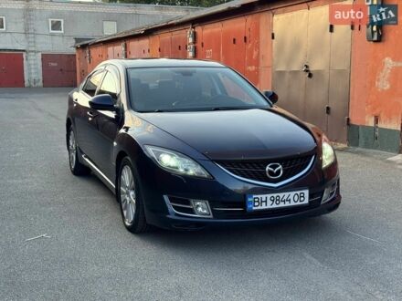 Синий Мазда 6, объемом двигателя 2 л и пробегом 229 тыс. км за 6950 $, фото 1 на Automoto.ua