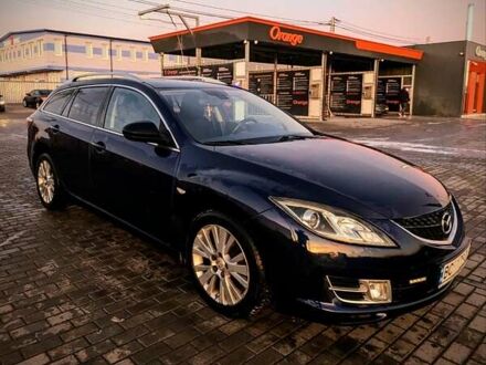 Синий Мазда 6, объемом двигателя 2 л и пробегом 351 тыс. км за 7000 $, фото 1 на Automoto.ua