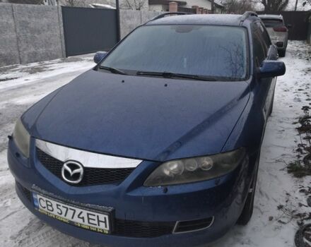 Синій Мазда 6, об'ємом двигуна 2 л та пробігом 243 тис. км за 5600 $, фото 1 на Automoto.ua