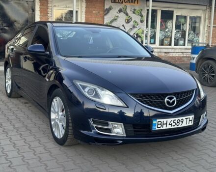 Синий Мазда 6, объемом двигателя 2 л и пробегом 240 тыс. км за 6400 $, фото 1 на Automoto.ua