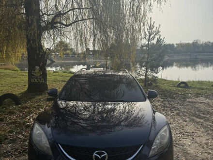 Синий Мазда 6, объемом двигателя 2 л и пробегом 303 тыс. км за 6300 $, фото 1 на Automoto.ua
