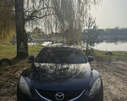 Синий Мазда 6, объемом двигателя 2 л и пробегом 303 тыс. км за 6800 $, фото 1 на Automoto.ua