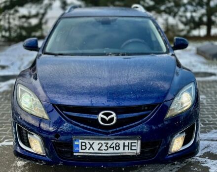 Синий Мазда 6, объемом двигателя 2 л и пробегом 300 тыс. км за 6290 $, фото 1 на Automoto.ua
