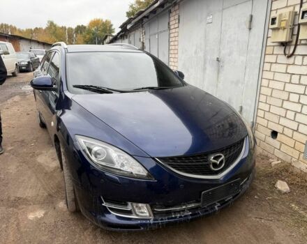 Синий Мазда 6, объемом двигателя 2 л и пробегом 215 тыс. км за 4666 $, фото 1 на Automoto.ua