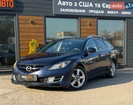 Синий Мазда 6, объемом двигателя 2 л и пробегом 229 тыс. км за 6999 $, фото 1 на Automoto.ua