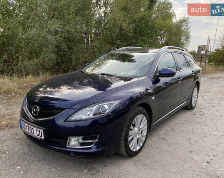 Синий Мазда 6, объемом двигателя 1.8 л и пробегом 167 тыс. км за 7200 $, фото 1 на Automoto.ua