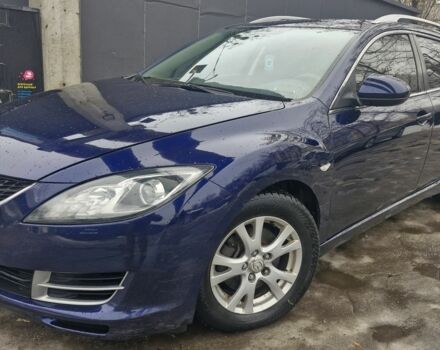 Синий Мазда 6, объемом двигателя 2 л и пробегом 307 тыс. км за 6400 $, фото 1 на Automoto.ua