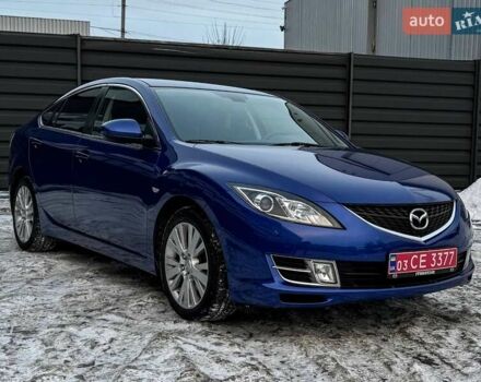 Синий Мазда 6, объемом двигателя 2 л и пробегом 174 тыс. км за 9900 $, фото 1 на Automoto.ua