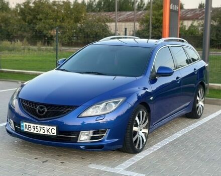 Синий Мазда 6, объемом двигателя 2.2 л и пробегом 323 тыс. км за 6750 $, фото 1 на Automoto.ua