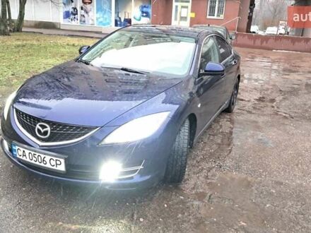 Синий Мазда 6, объемом двигателя 2 л и пробегом 167 тыс. км за 8600 $, фото 1 на Automoto.ua