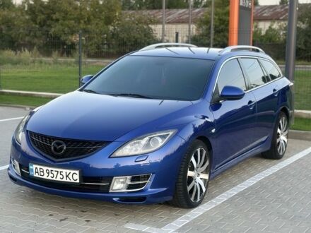 Синий Мазда 6, объемом двигателя 2.2 л и пробегом 320 тыс. км за 6875 $, фото 1 на Automoto.ua
