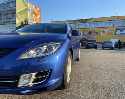 Синий Мазда 6, объемом двигателя 2.2 л и пробегом 302 тыс. км за 7600 $, фото 1 на Automoto.ua
