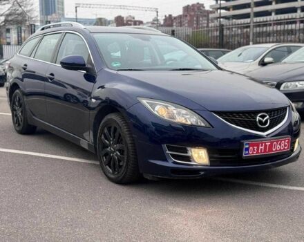 Синий Мазда 6, объемом двигателя 2 л и пробегом 185 тыс. км за 9000 $, фото 1 на Automoto.ua