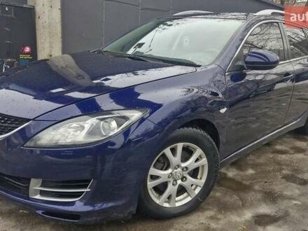 Синий Мазда 6, объемом двигателя 2 л и пробегом 307 тыс. км за 6700 $, фото 1 на Automoto.ua