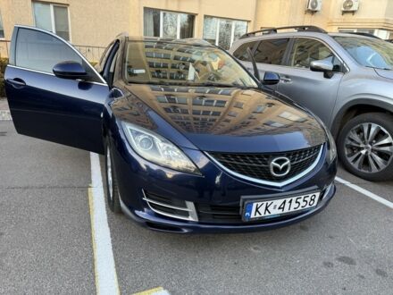 Синий Мазда 6, объемом двигателя 2 л и пробегом 335 тыс. км за 3900 $, фото 1 на Automoto.ua