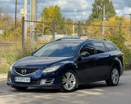 Синий Мазда 6, объемом двигателя 2 л и пробегом 225 тыс. км за 5000 $, фото 1 на Automoto.ua