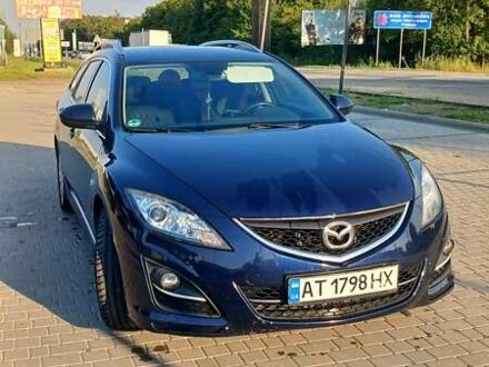 Синий Мазда 6, объемом двигателя 1.8 л и пробегом 225 тыс. км за 6600 $, фото 1 на Automoto.ua