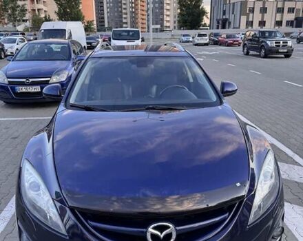 Синий Мазда 6, объемом двигателя 2 л и пробегом 272 тыс. км за 8500 $, фото 1 на Automoto.ua