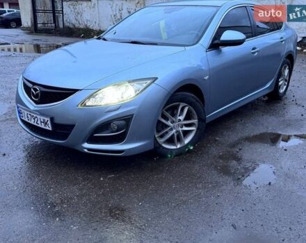 Синий Мазда 6, объемом двигателя 2.18 л и пробегом 240 тыс. км за 7200 $, фото 1 на Automoto.ua