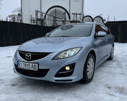 Синий Мазда 6, объемом двигателя 2 л и пробегом 256 тыс. км за 8500 $, фото 1 на Automoto.ua